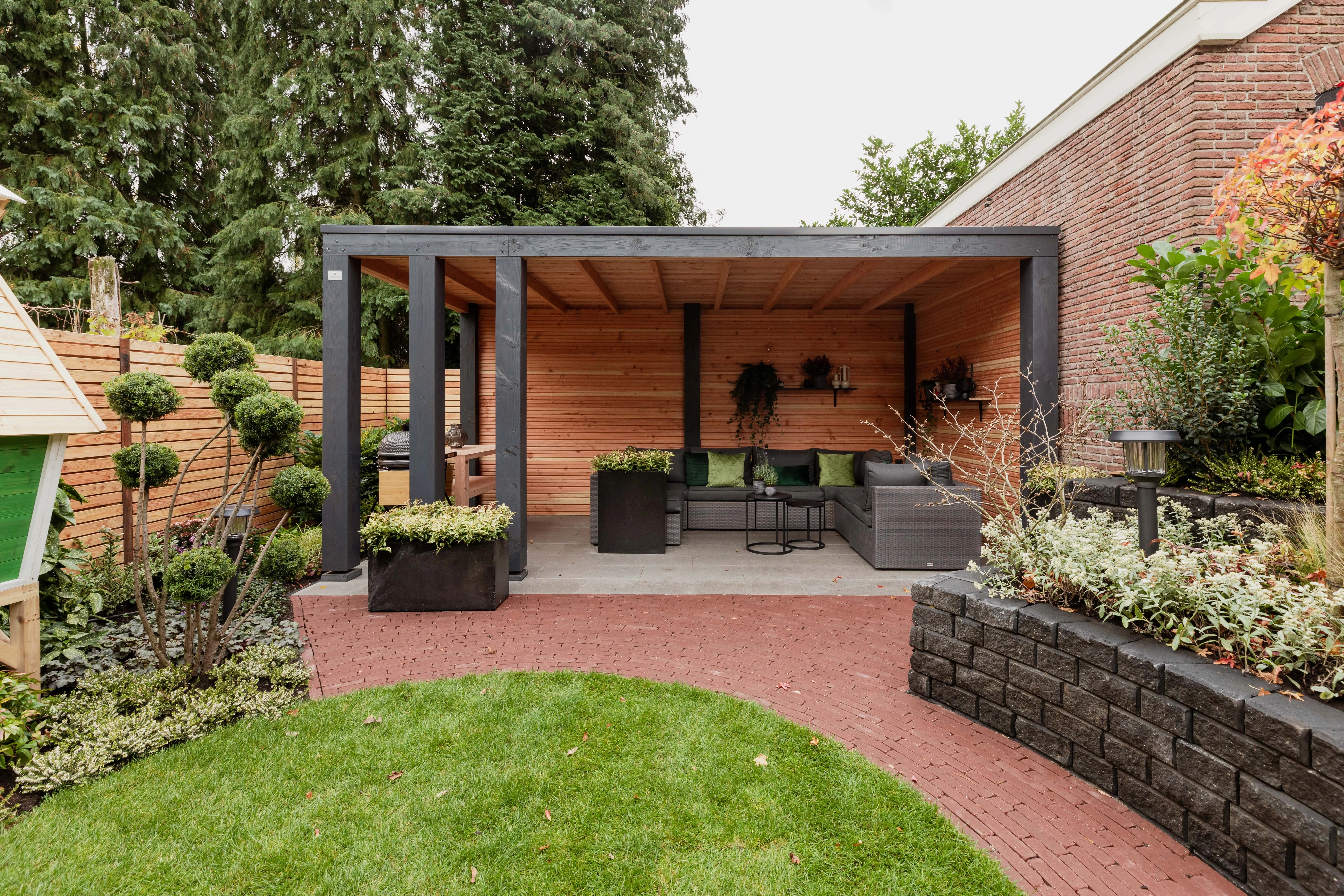 Schutting Douglas Rhombus Dubbelzijdig 180 x 180 cm - Afbeelding 5